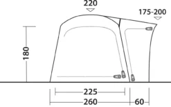 Outwell Bremburg Air -Camping-Ausrüstung Verkaufsgeschäft 111243 Bremburg Air Drawing Other6 Copy 1