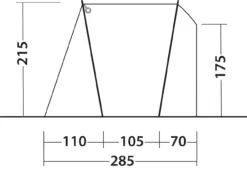 Outwell Dunecrest -Camping-Ausrüstung Verkaufsgeschäft 111344 Dunecrest Drawing Other5 Copy