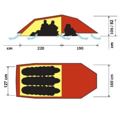 Hilleberg Anjan 3 GT -Camping-Ausrüstung Verkaufsgeschäft 16713