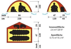 Hilleberg Niak -Camping-Ausrüstung Verkaufsgeschäft 30389
