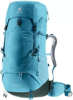 Deuter Aircontact Lite 45 + 10 SL -Camping-Ausrüstung Verkaufsgeschäft 3340223 3249 AircontactLite45plus10SL lagoon ivy D 00