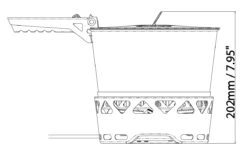 Primus PrimeTech Stove Set 2,3L -Camping-Ausrüstung Verkaufsgeschäft 36257