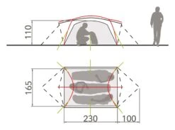 VAUDE Mark L 3P -Camping-Ausrüstung Verkaufsgeschäft 43477