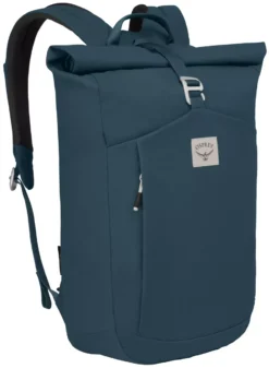 Osprey Arcane Roll Top -Camping-Ausrüstung Verkaufsgeschäft Arcane Roll Top F20 Side Stargazer Blue