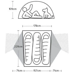 Big Agnes Copper Spur HV UL 3 -Camping-Ausrüstung Verkaufsgeschäft Copper Spur HV UL 3 gr
