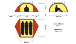 Hilleberg Allak 3 -Camping-Ausrüstung Verkaufsgeschäft Hilleberg Allak3 2D GERMAN